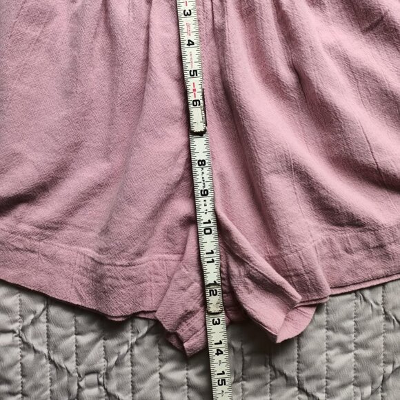 100% Cotton Handmade Shorts ๐ Dusty Rose Pink ๐ Elastic Waist - Picture 4 of 9
